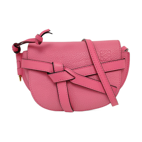 Authenticated pre-owned  Gate Mini Calfskin Red - Crossbody Bag at Looply