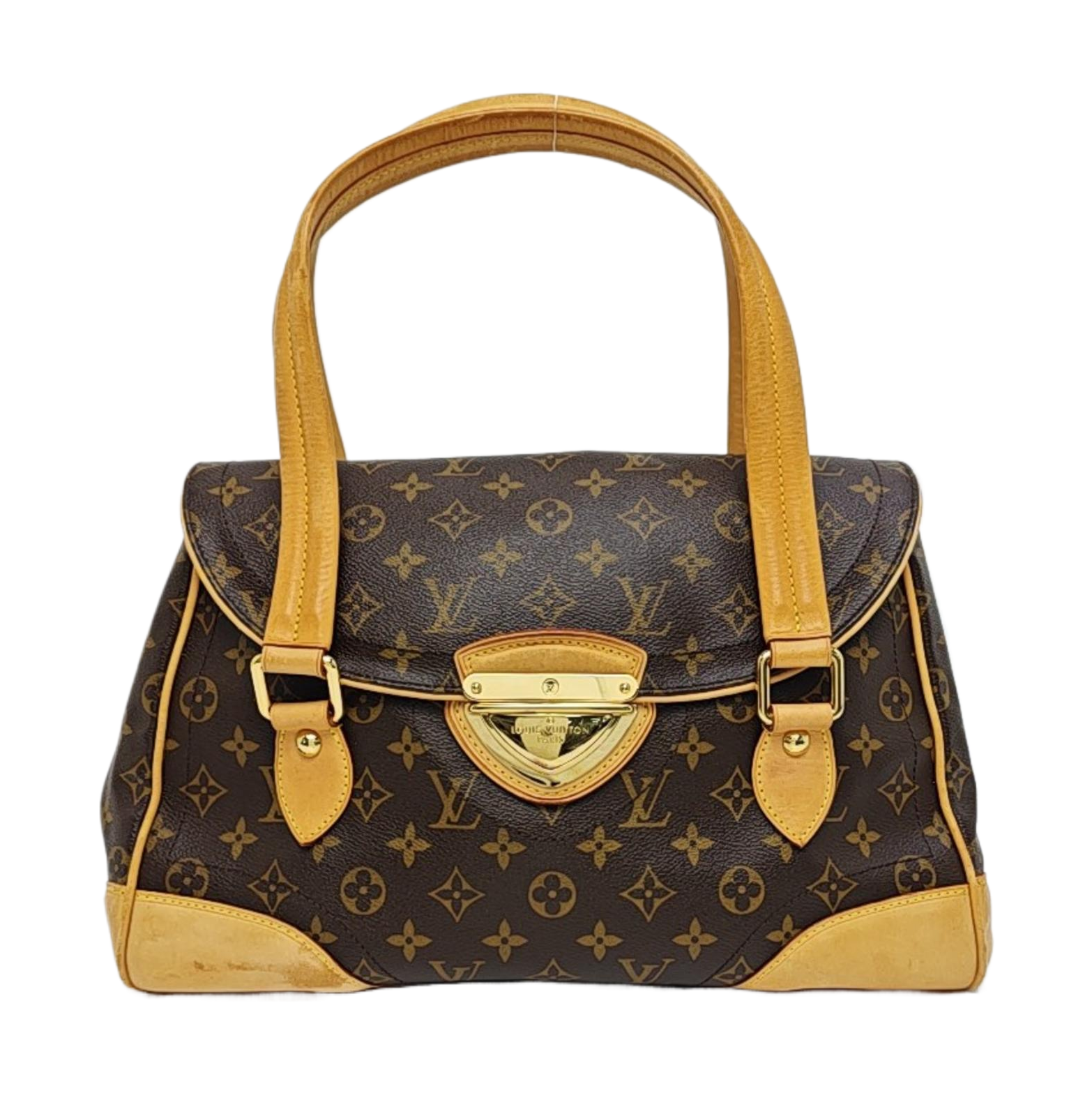 Lona Estampada Monogram BEVERLY Marrón