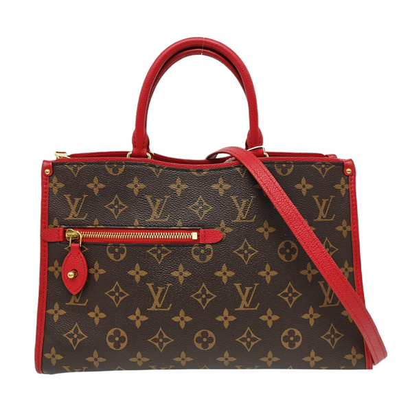 POPINCOURT PM Monogram Coated Canvas Brown