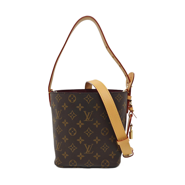 ALL IN BB Monogram Coated Canvas Brown