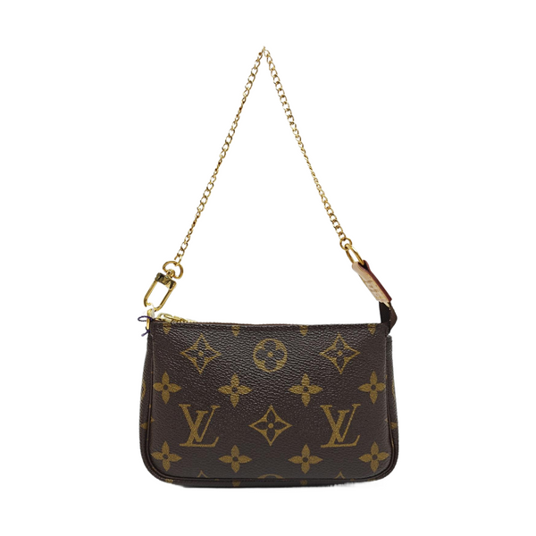 ACCESSOIRES Mini Monogram Coated Canvas Brown