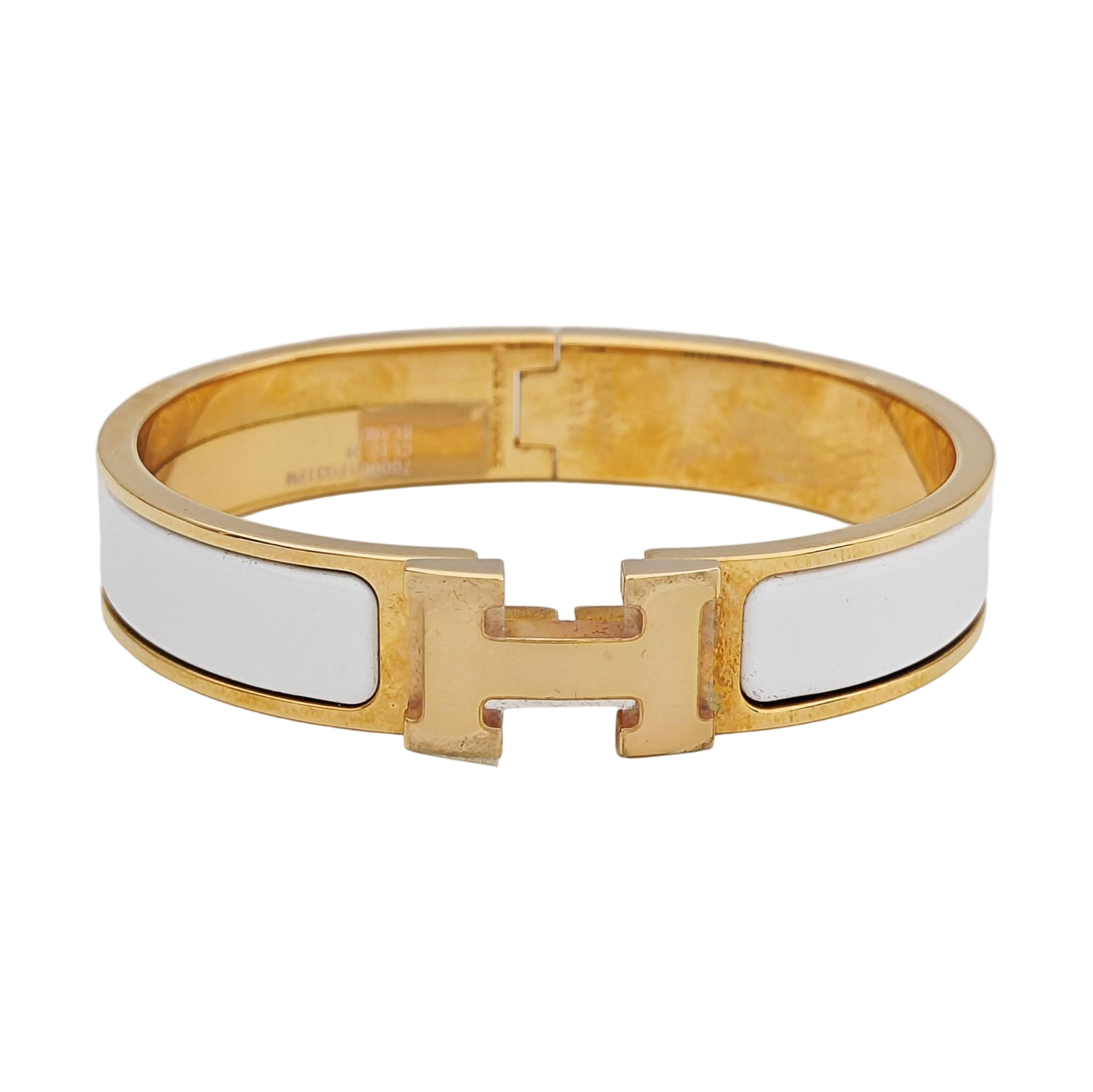 Clic H Metal Gold Bangle