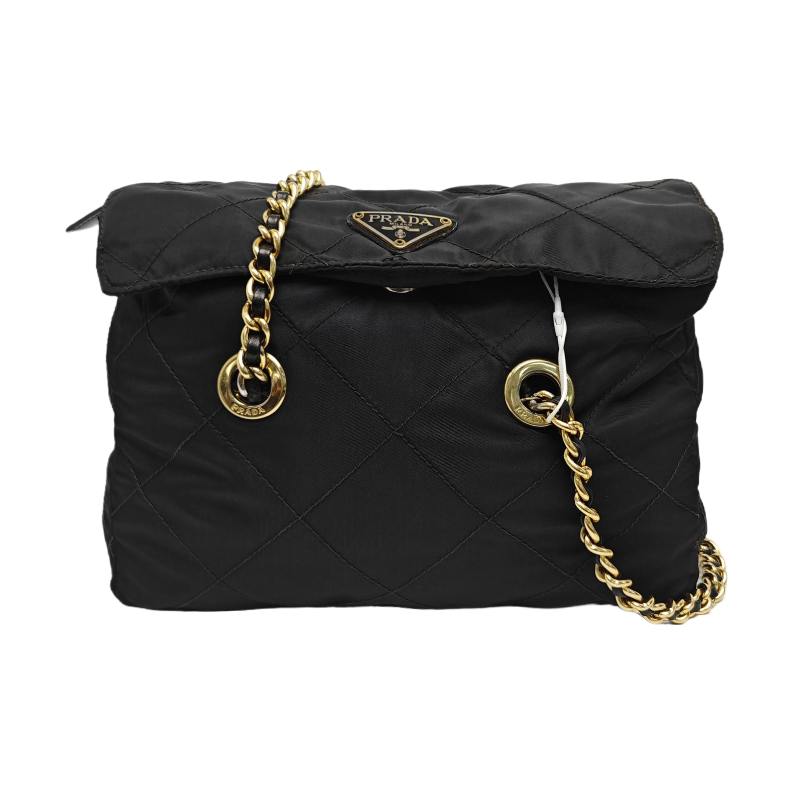 Nylon Quilted Nylon Black