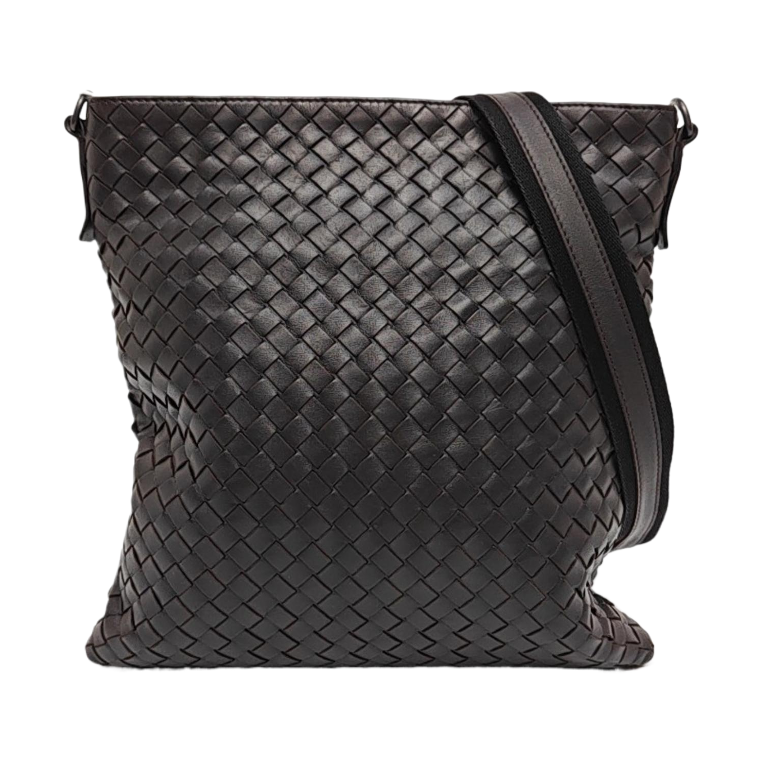 Calfskin Shoulder Bag Brown
