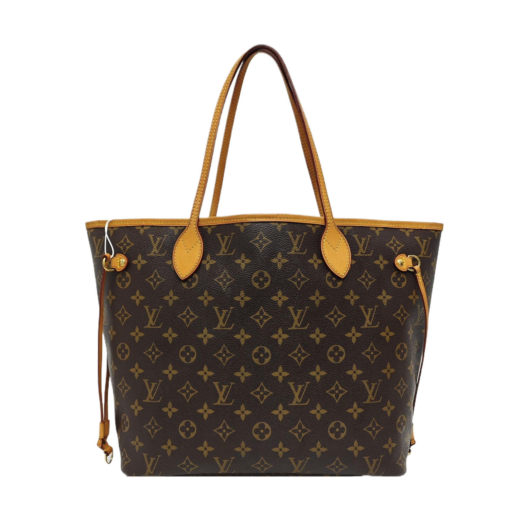 NEVERFULL MM Monogram Coated Canvas Brown