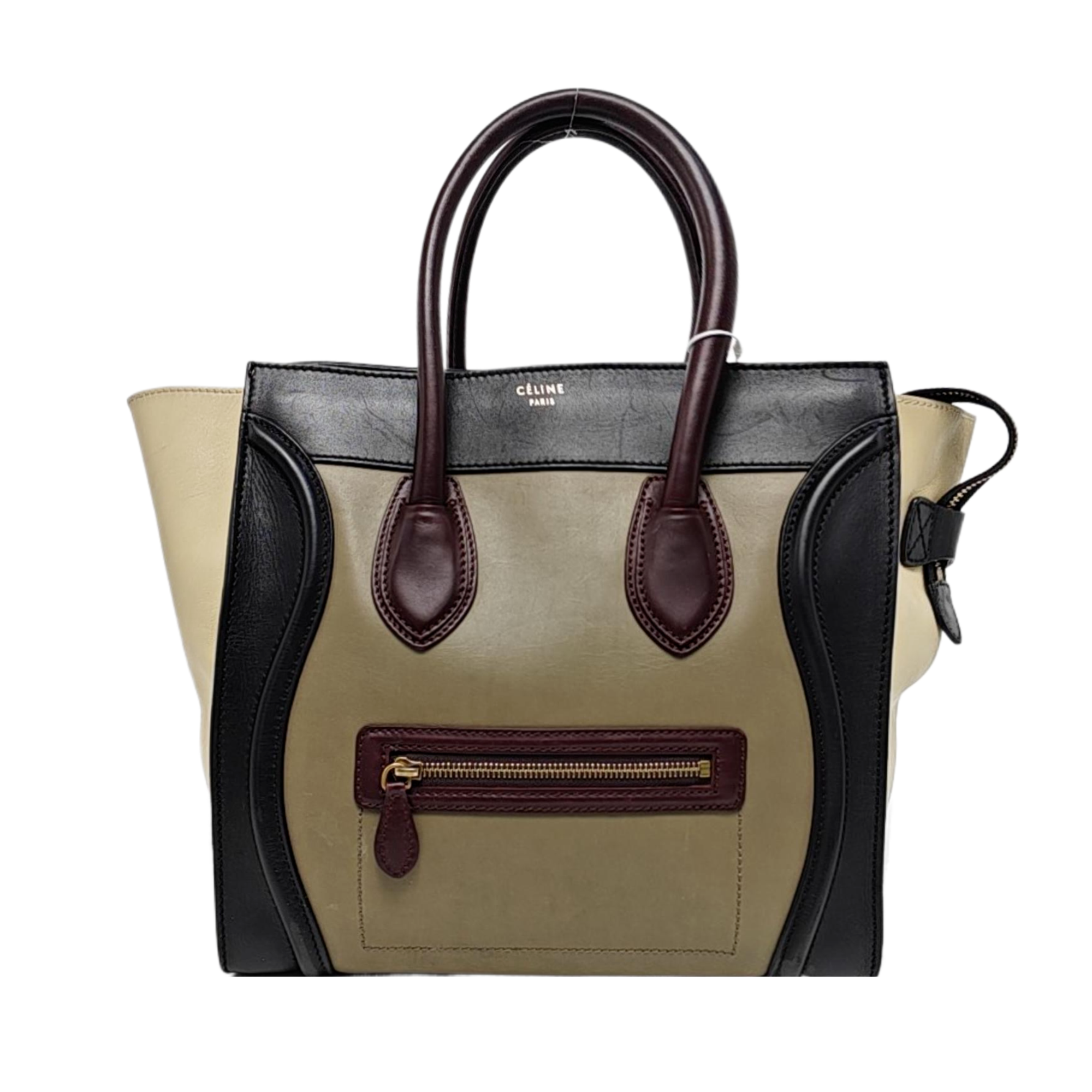 Authenticated pre-owned  LUGGAGE Mini Calfskin Multicolor - Tote Bag at Looply