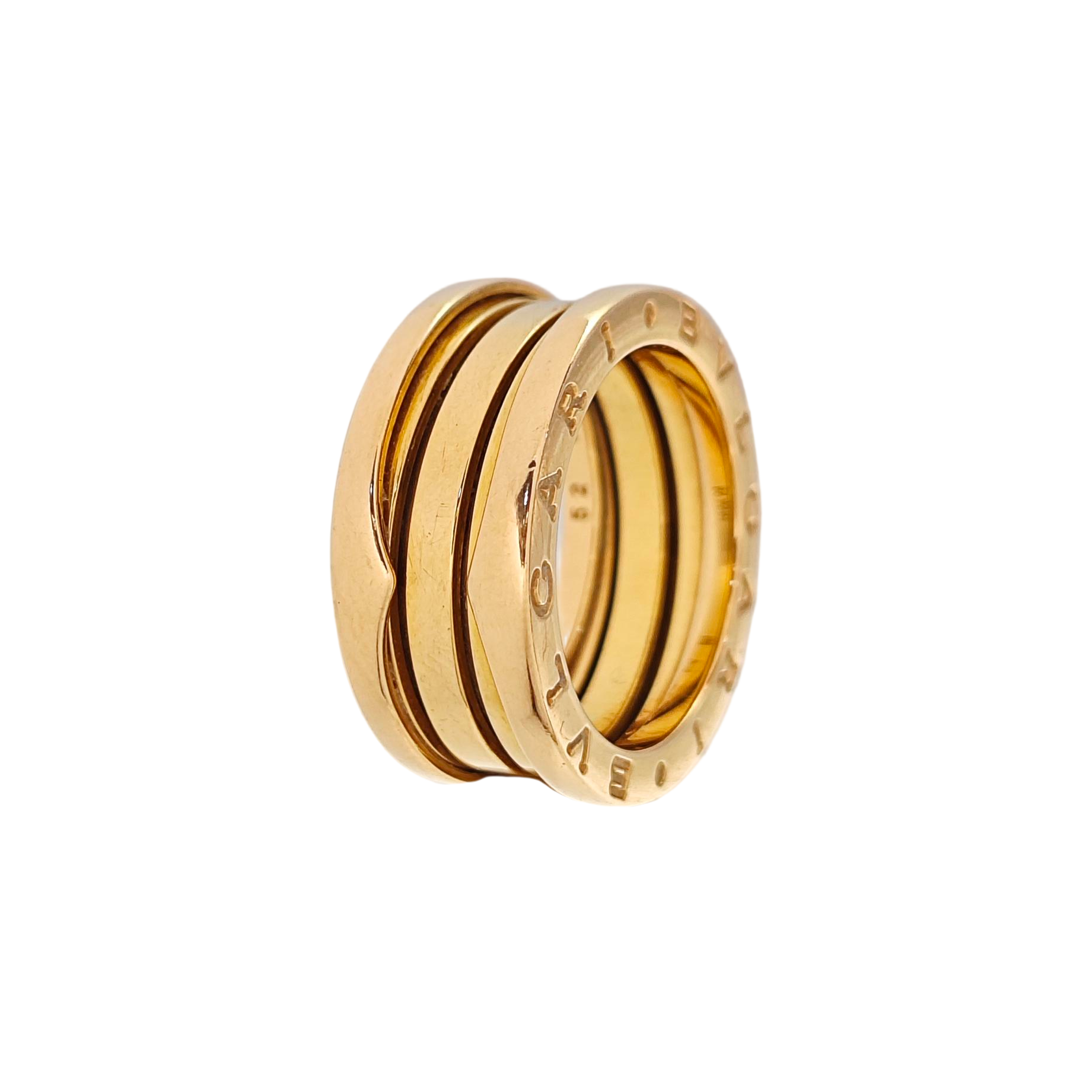 B.ZERO1 18k Rose Gold Ring EU 52