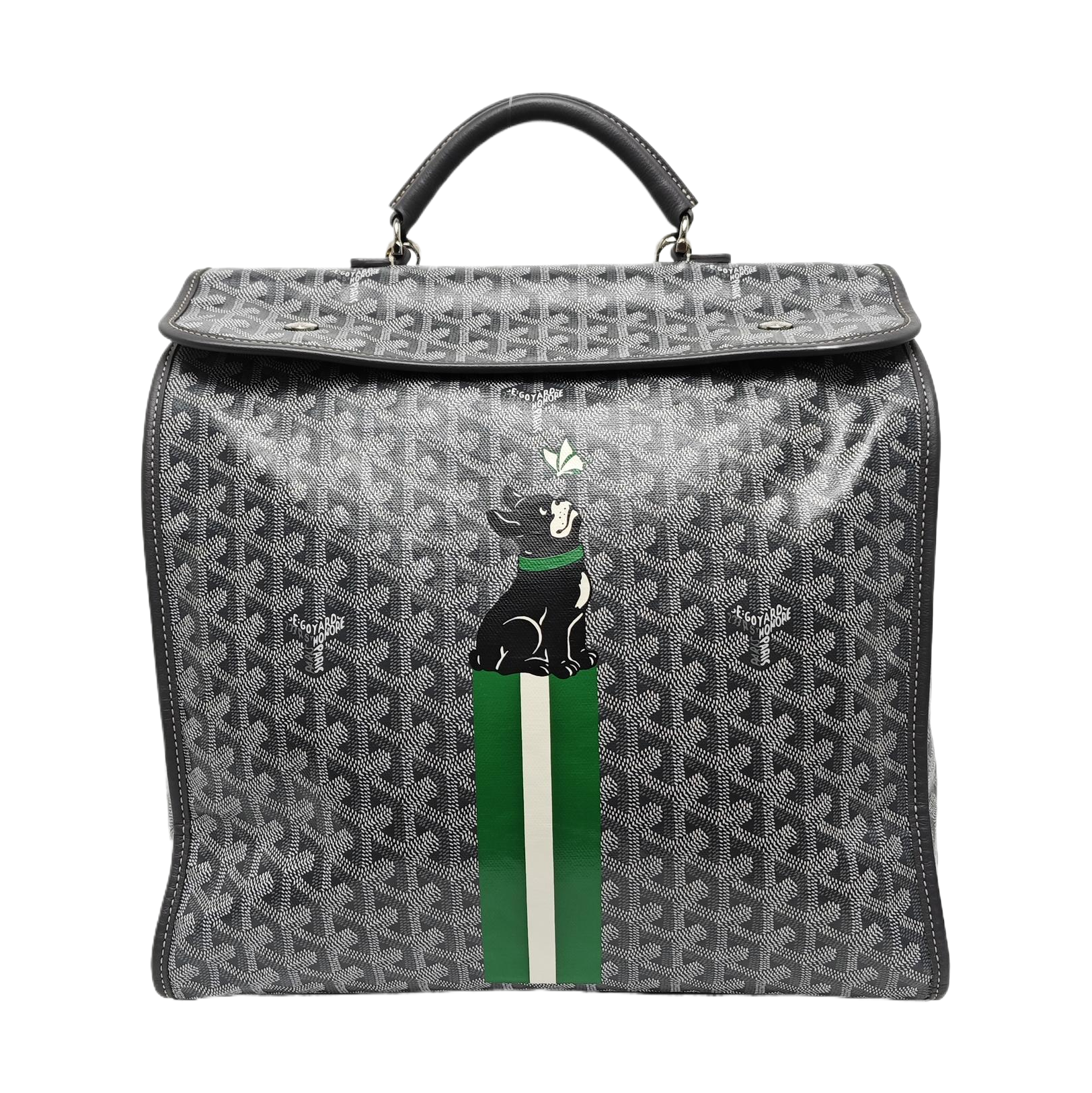 Saint Léger Coated Canvas Gray