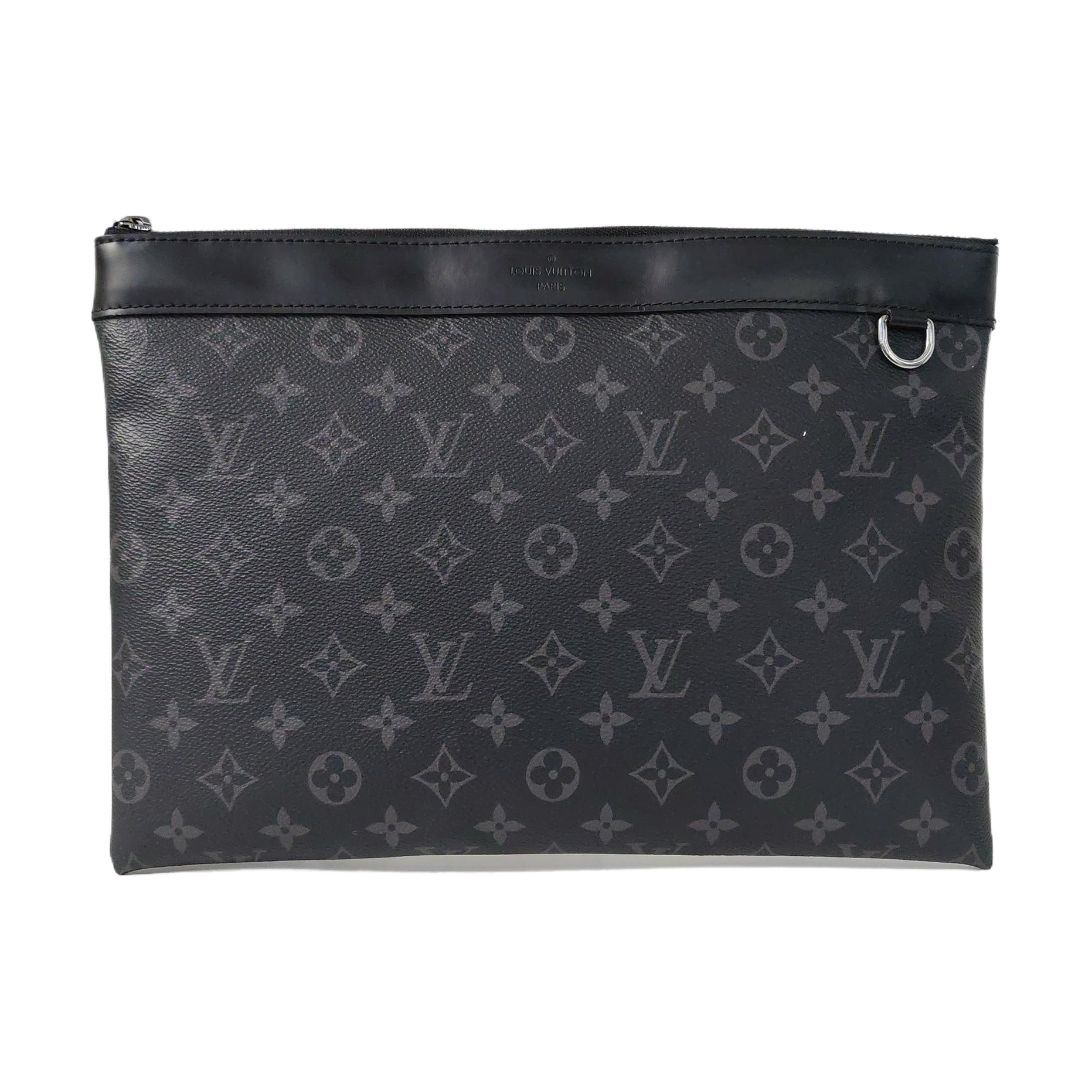 DISCOVERY Monogram Coated Canvas Gray