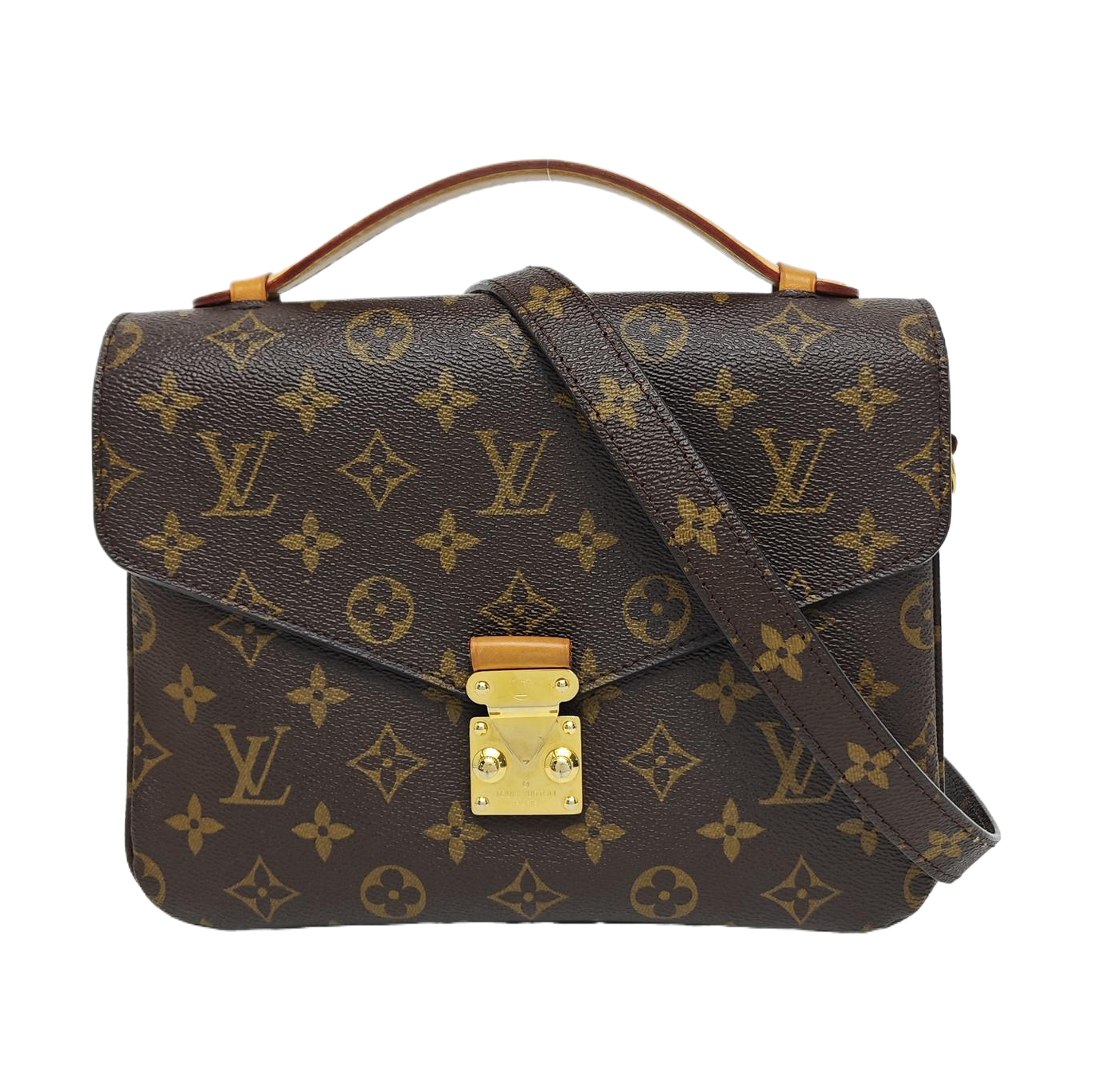 MÉTIS MM Monogram Coated Canvas Brown