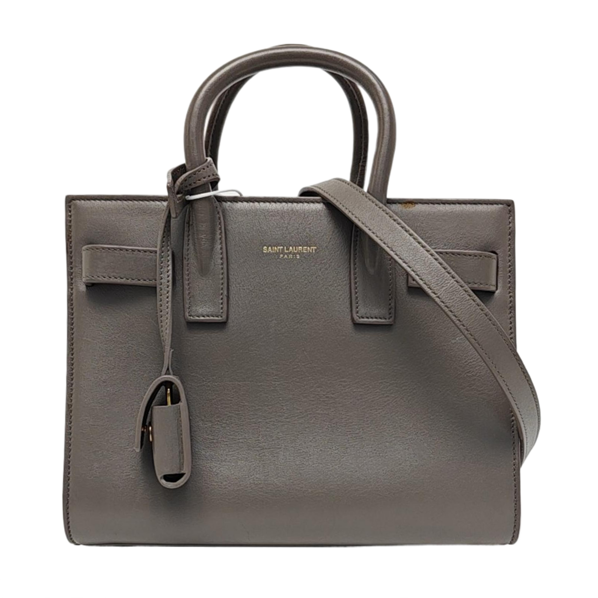 SAC DE JOUR Nano Calfskin Gray