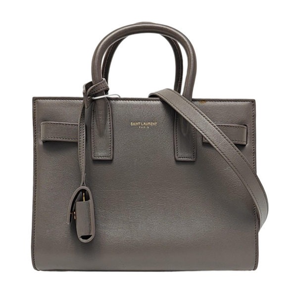 SAC DE JOUR Nano Calfskin Gray