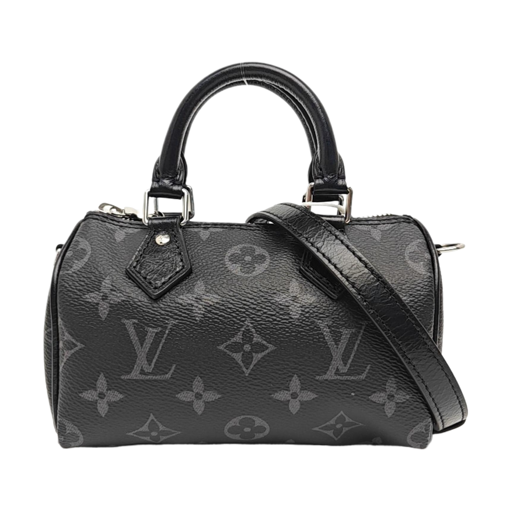 SPEEDY Monogram Coated Canvas Black