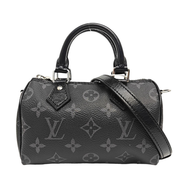 SPEEDY Monogram Coated Canvas Black