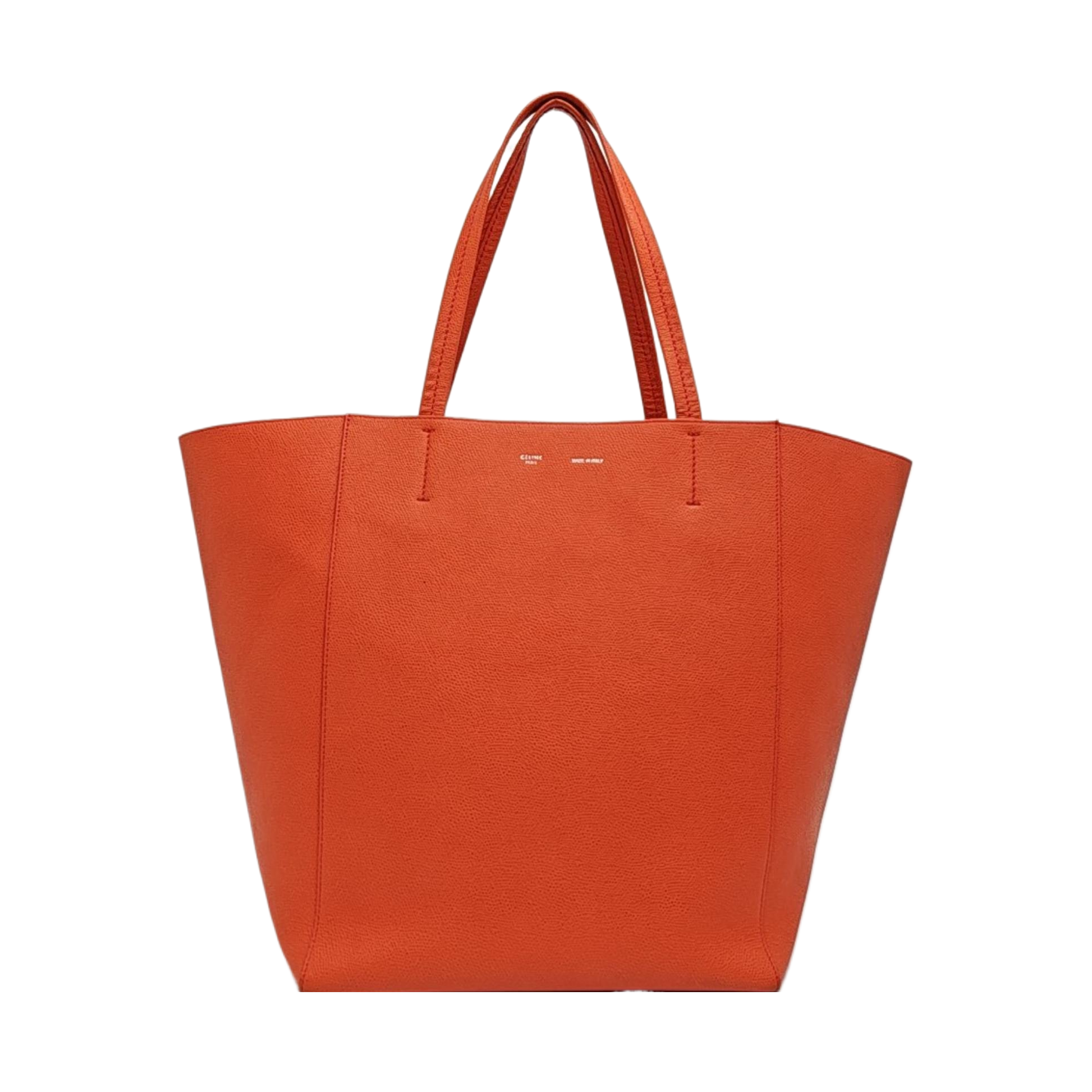 VERTICAL CABAS Small Calfskin Red