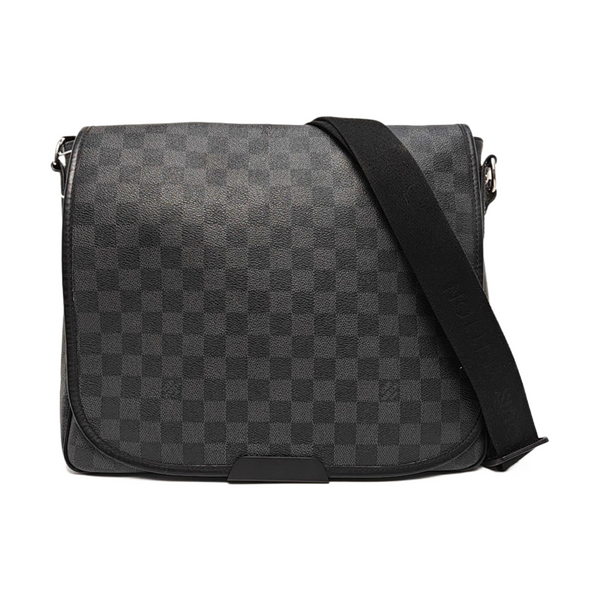 DANIEL Damier Graphite Coated Canvas Gray