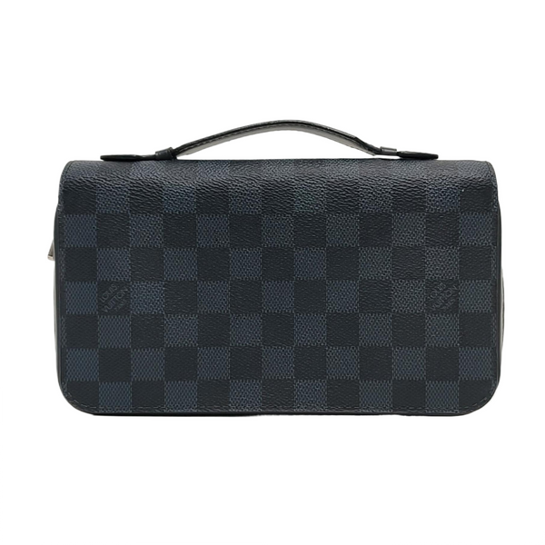 ZIPPY Extra Large Damier Coated Canvas Blue Wallet