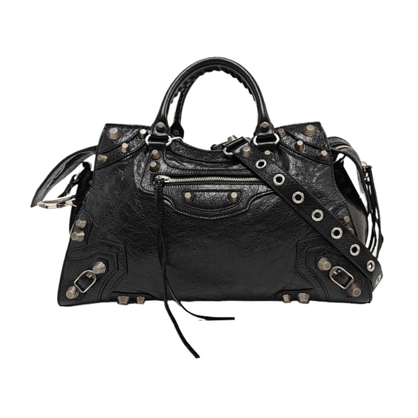 Lambskin Shoulder Bag Black