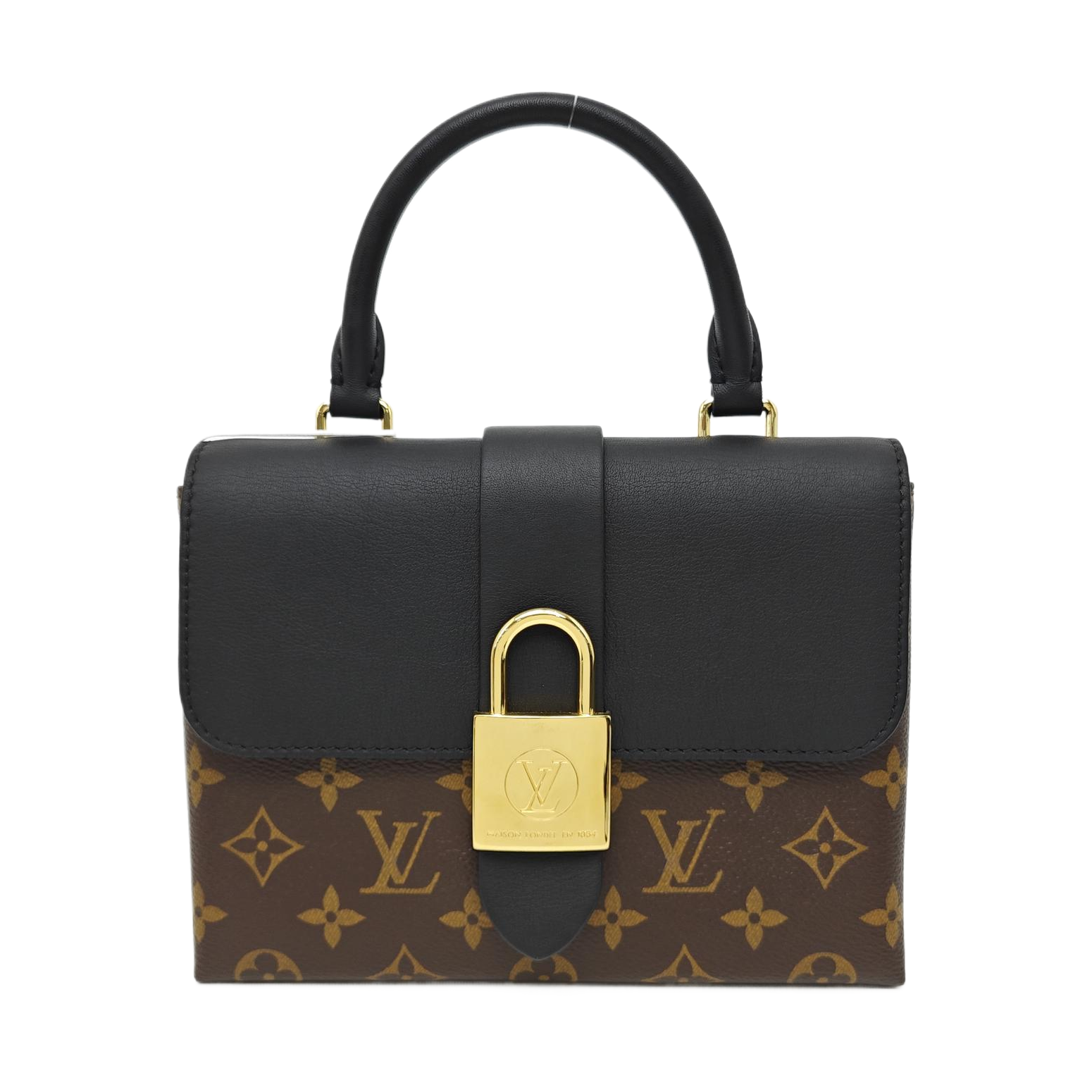 LOCKY BB Monogram Coated Canvas Brown