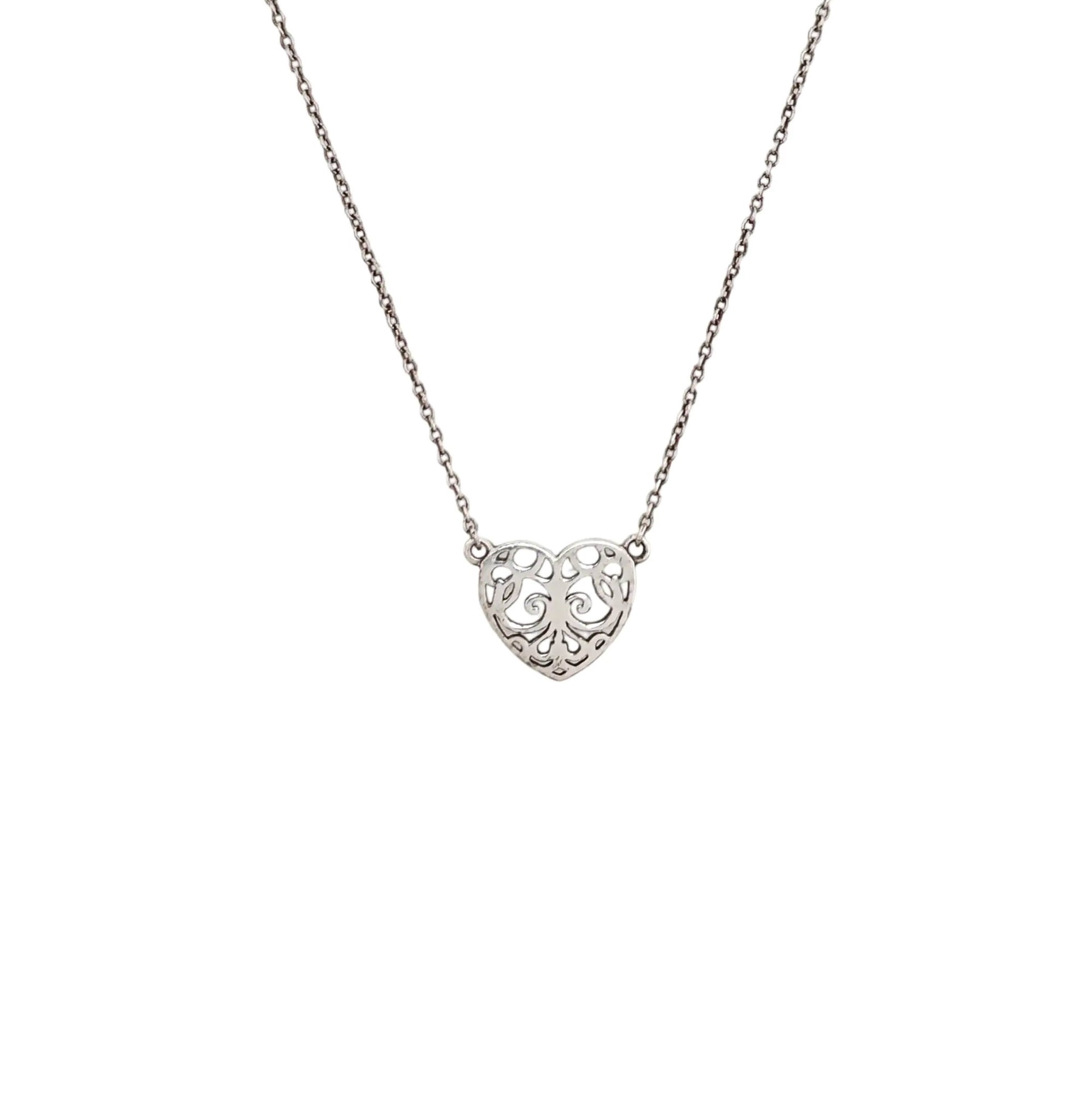 Tiffany Hearts Pure Silver Necklace