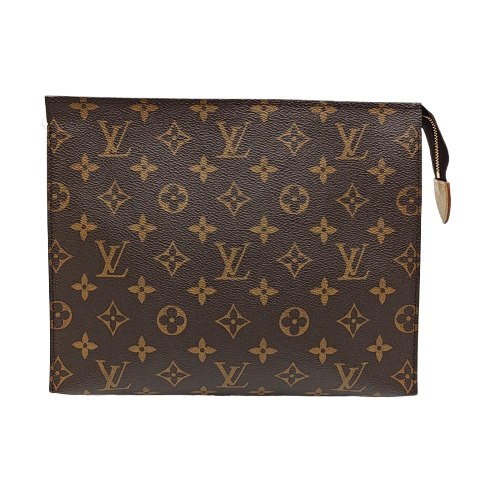TOILET POCKET 26 Monogram Coated Canvas Brown