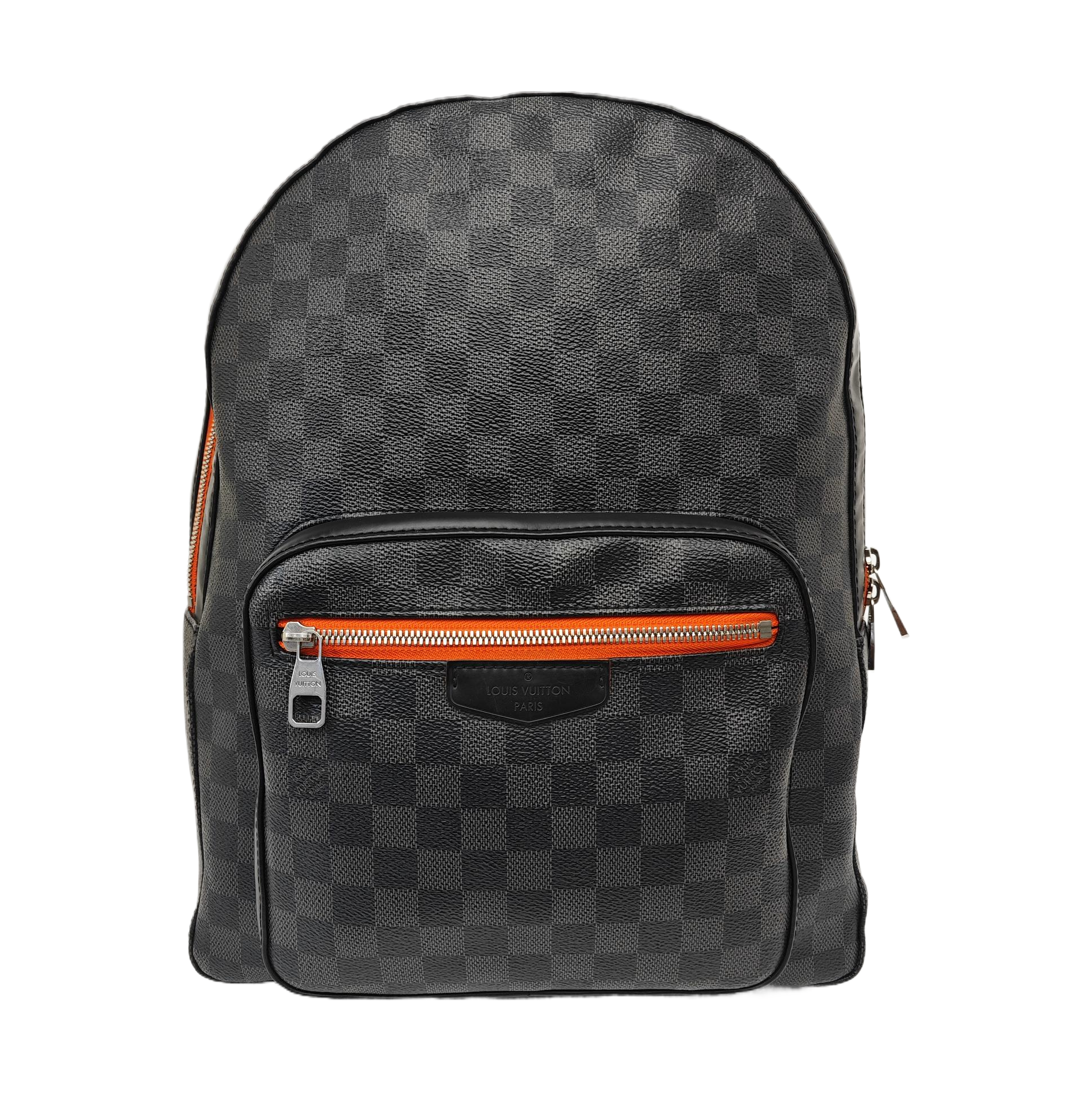 JOSH Damier Graphite Coated Canvas Gray