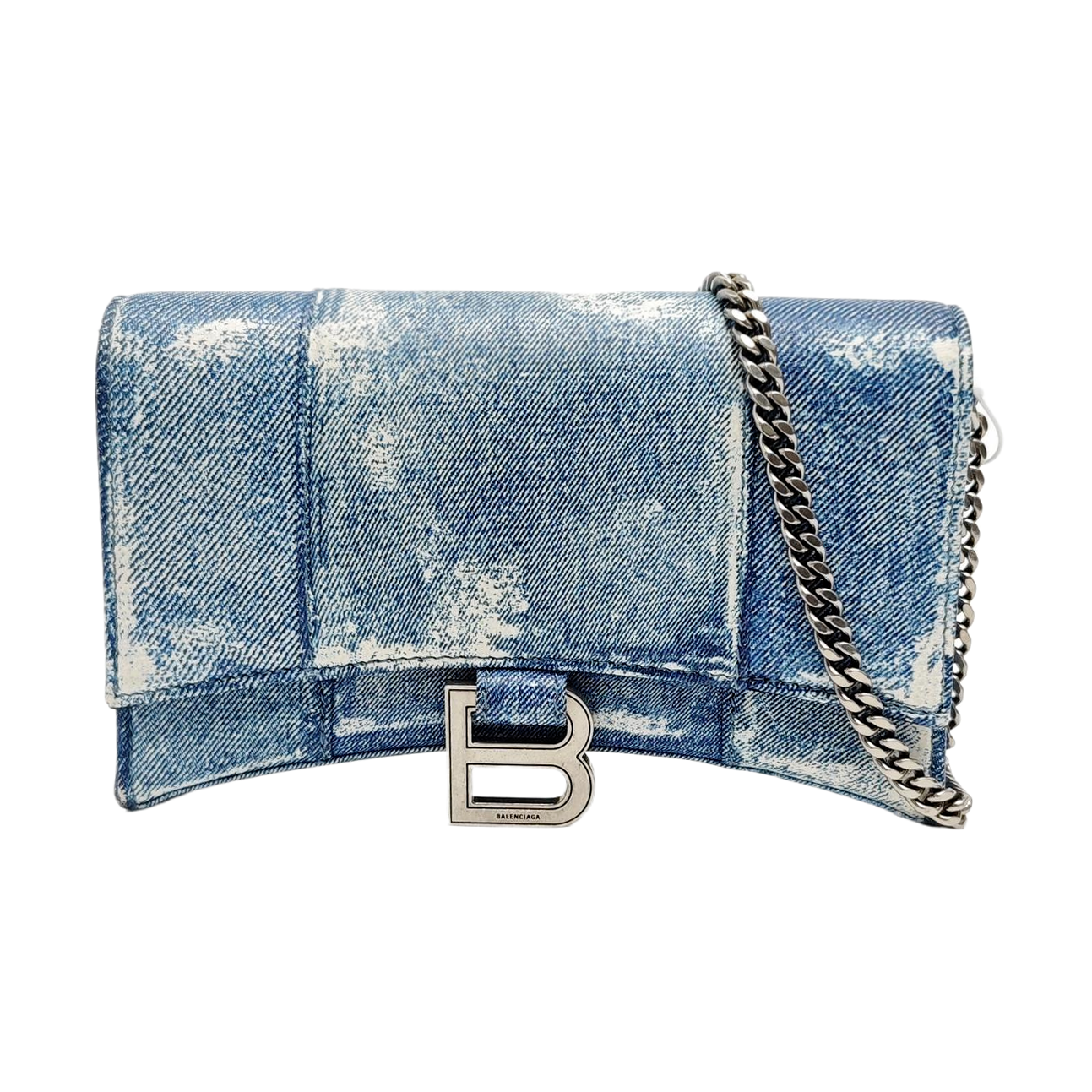 Hourglass Small Calfskin Blue