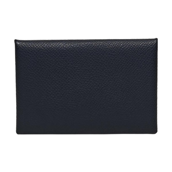 Calvi Epsom Blue Card Holder