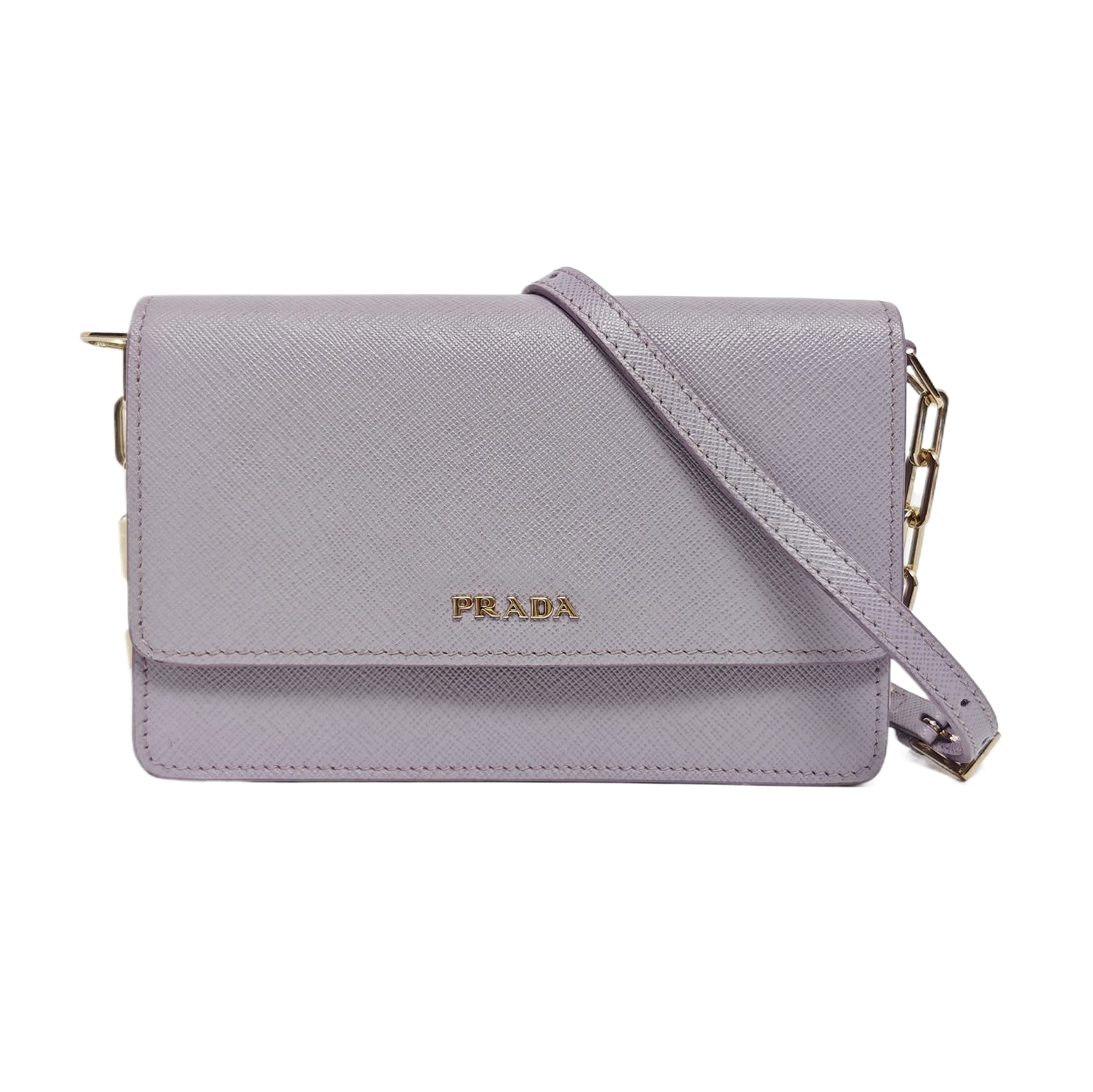 Fold Wallet Leather Purple