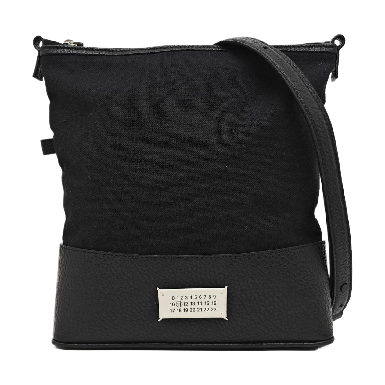 Fabric Top Handle Bag Black