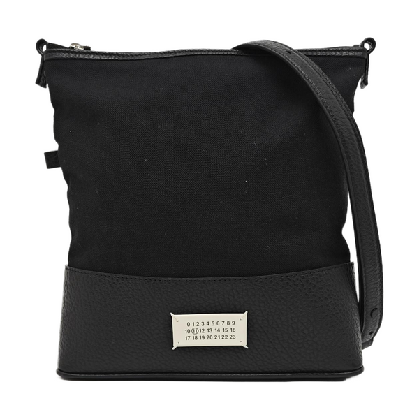 Fabric Top Handle Bag Black