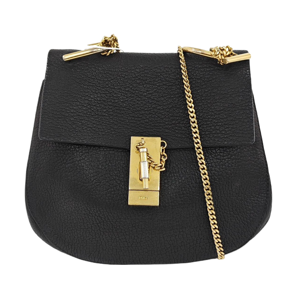 Drew Medium Calfskin Black
