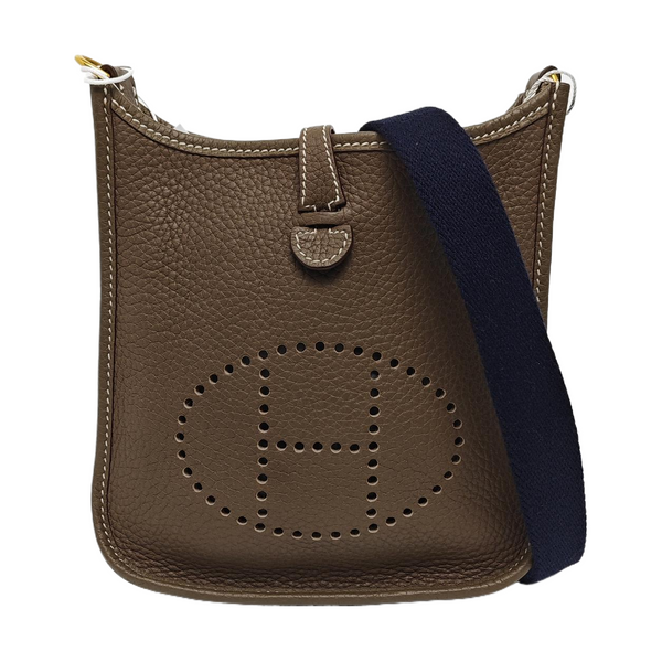 Authenticated pre-owned  Evelyne TPM Clemence Grey - Shoulder Bag at Looply