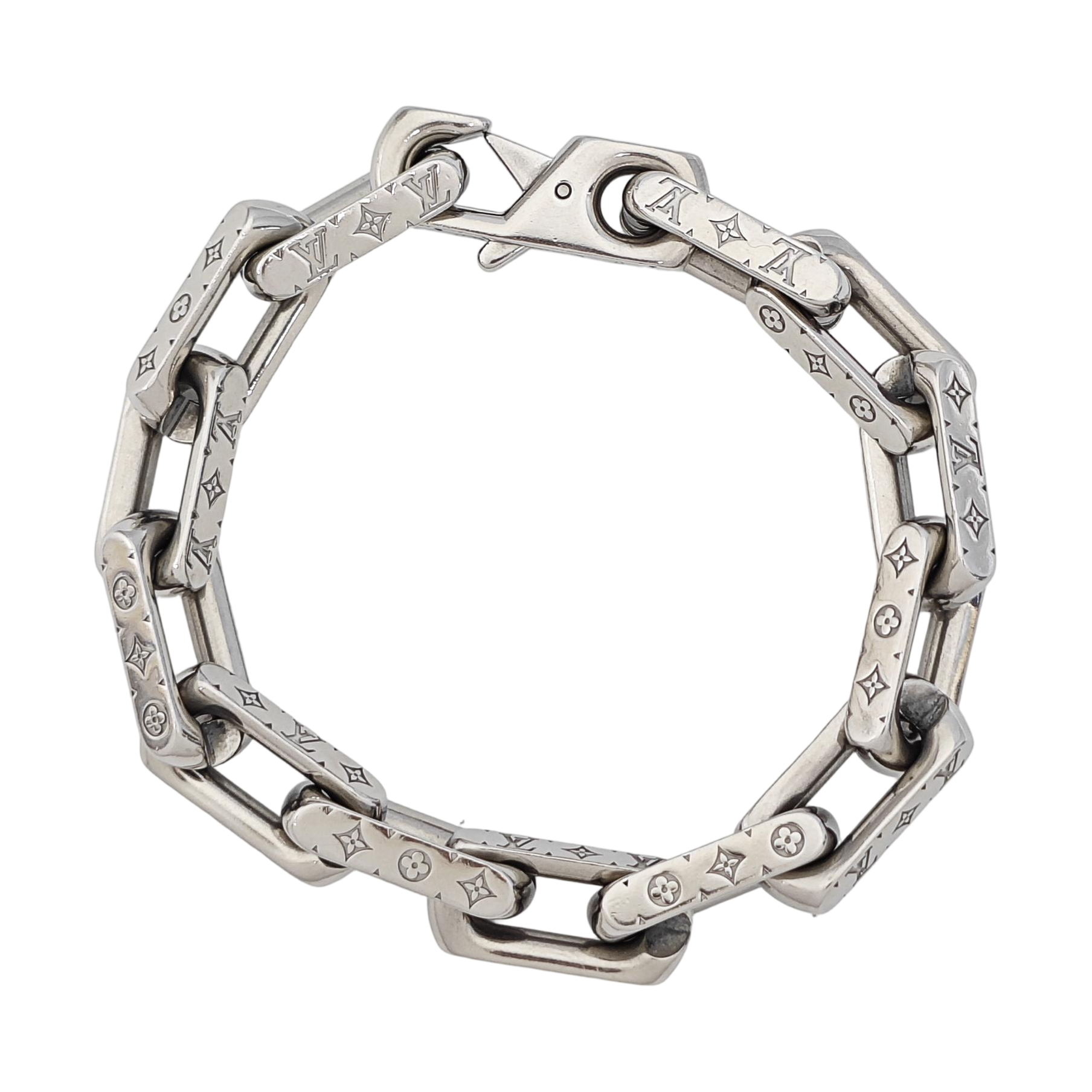 MONOGRAM Metal Silver Bracelet