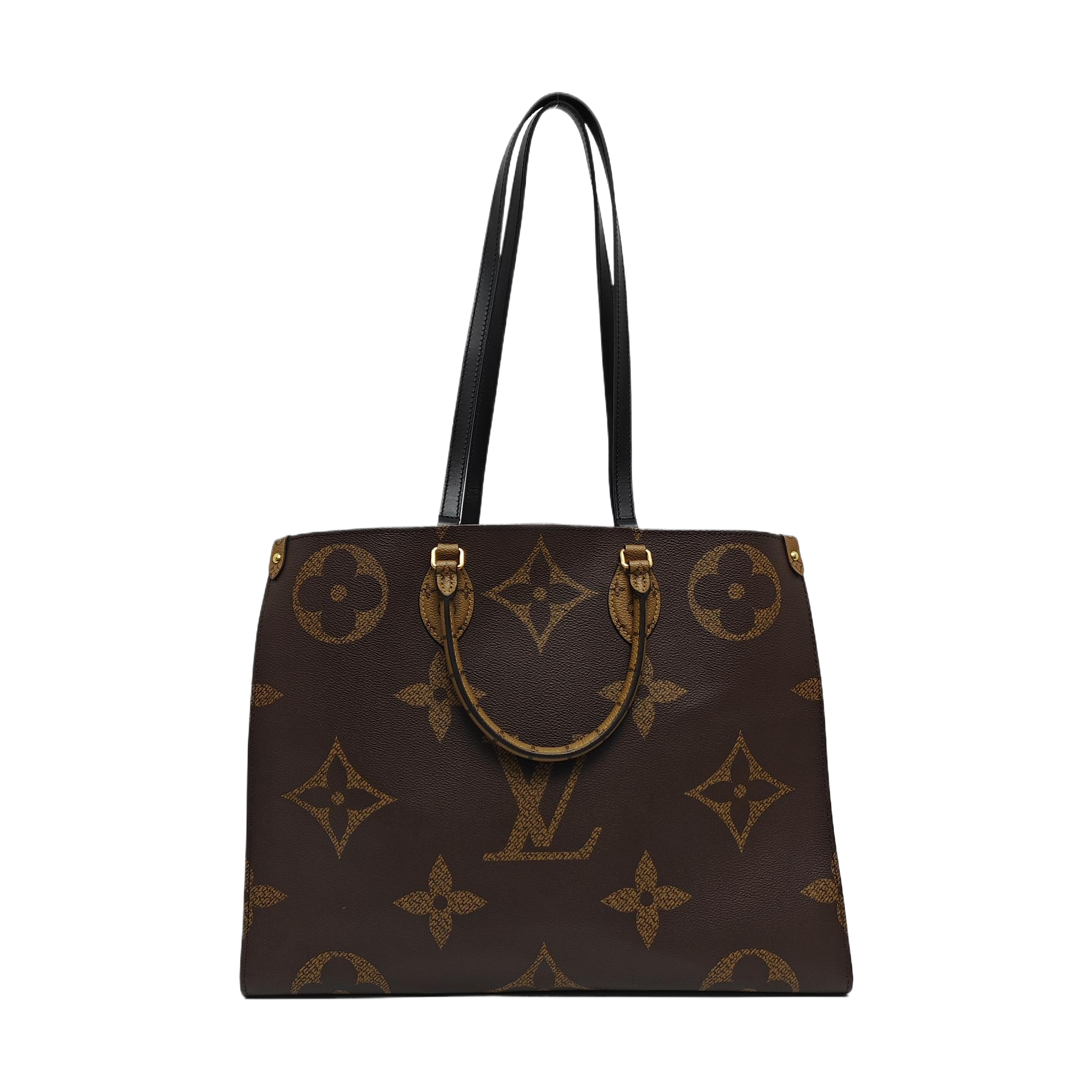 ONTHEGO GM Monogram Coated Canvas Brown