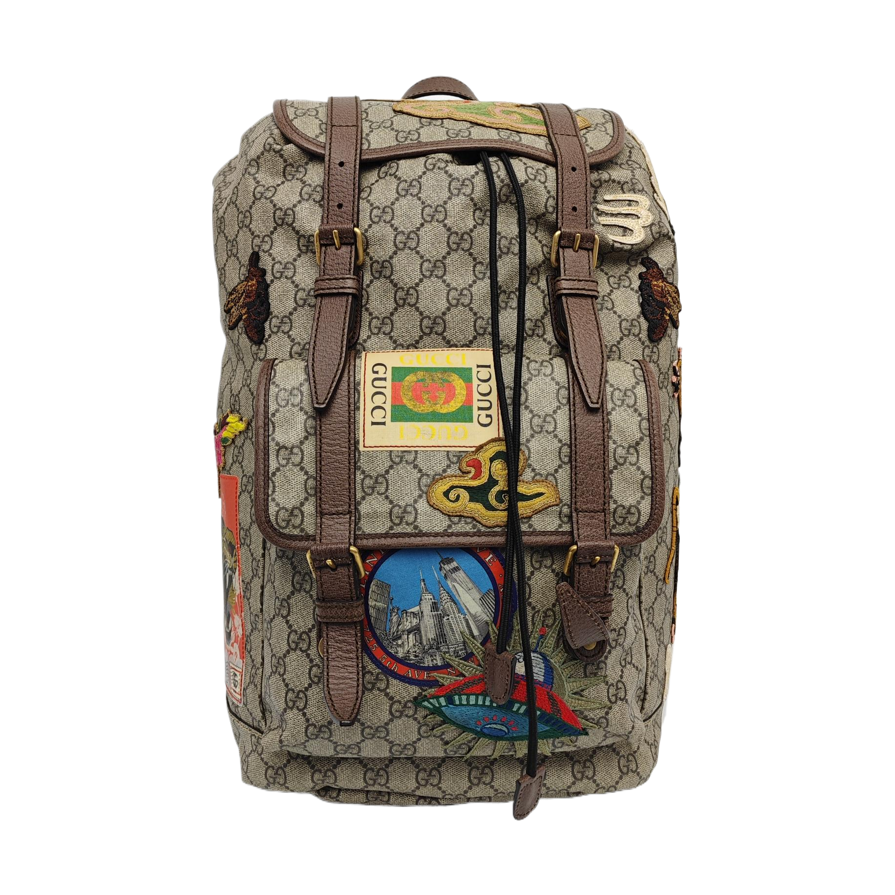 Courrier Monogram Coated Canvas Beige