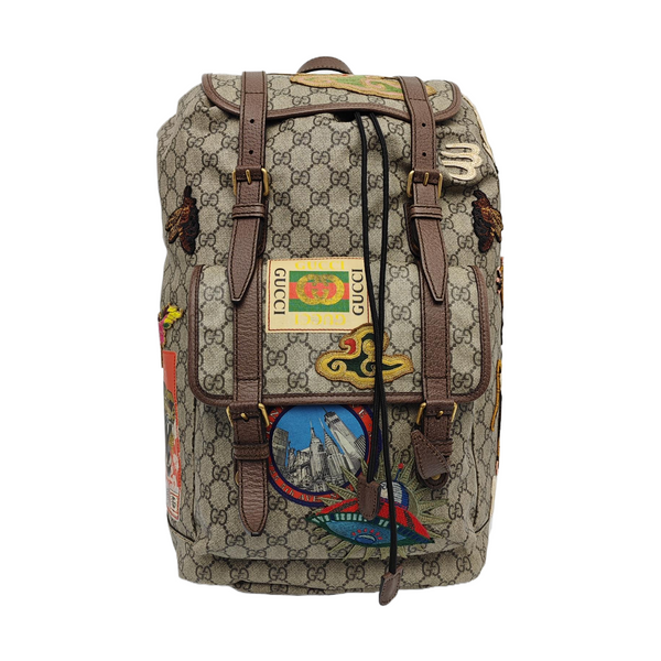 Courrier Monogram Coated Canvas Beige
