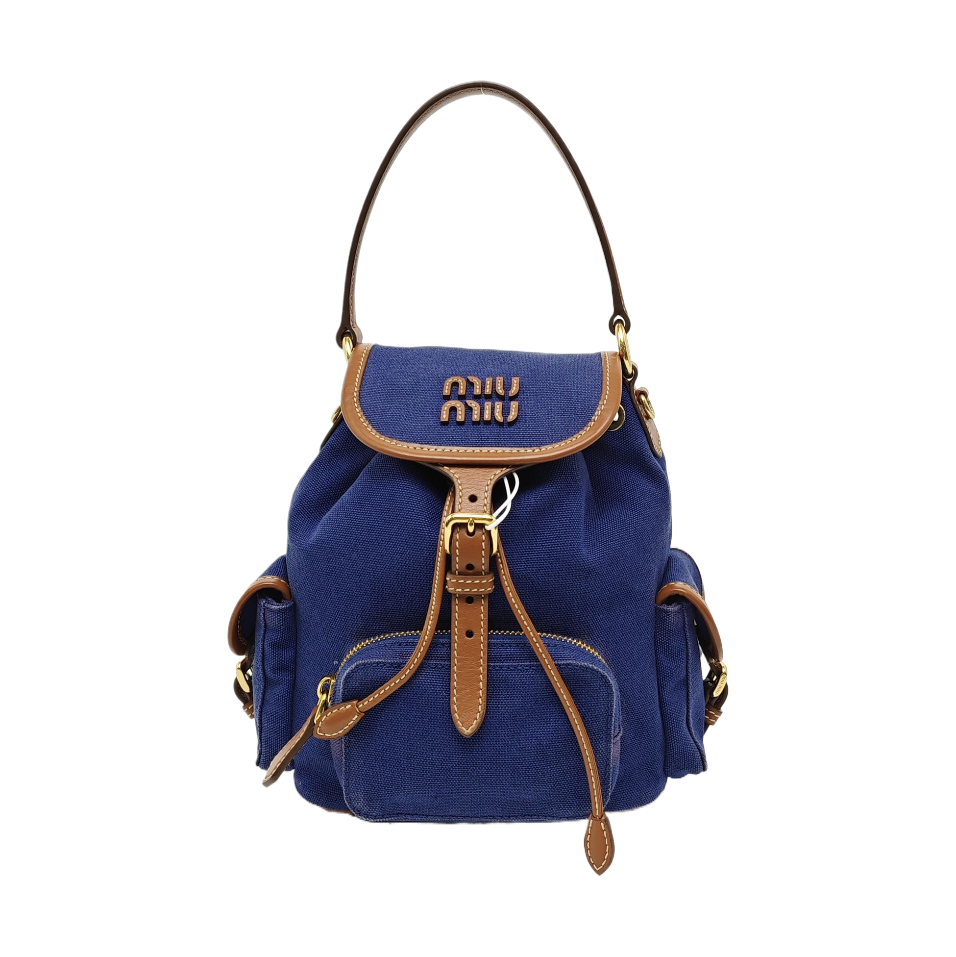 Canvas Backpack Blue