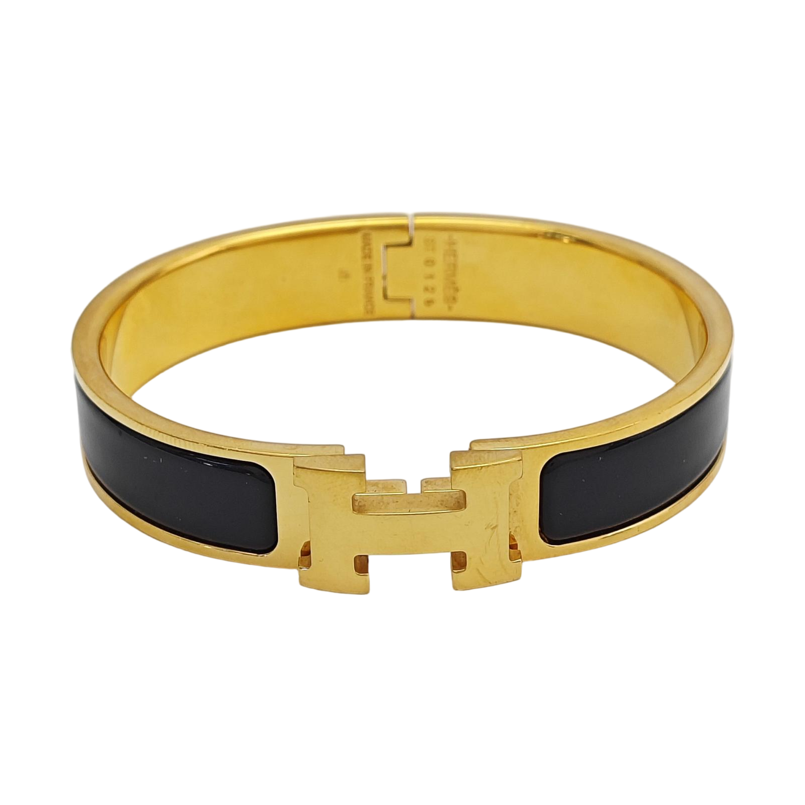 Clic H Metal Gold Bangle