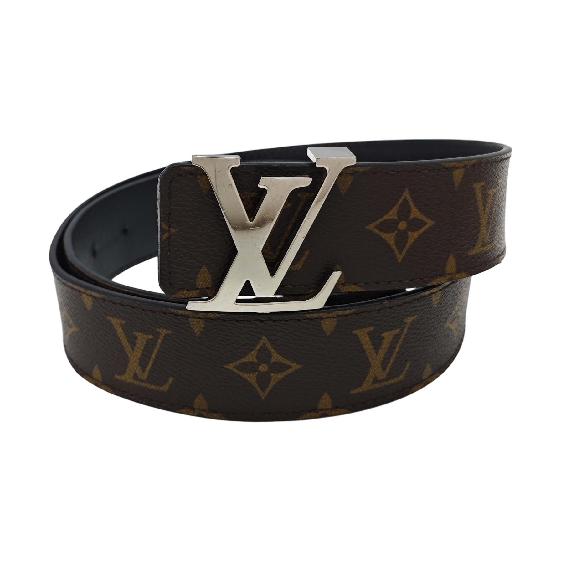Coated Canvas Belt Brown