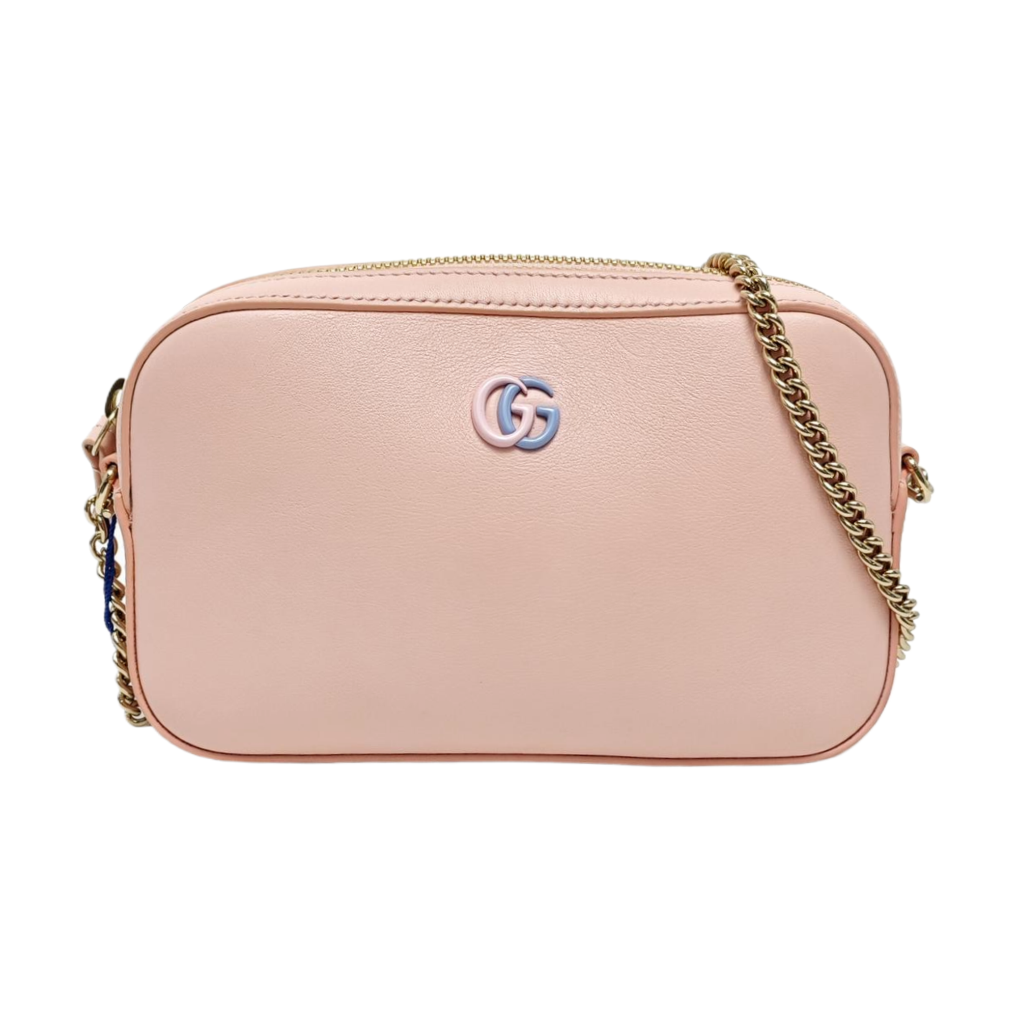Authenticated pre-owned  GG Marmont Super Mini Leather Pink - Shoulder Bag at Looply