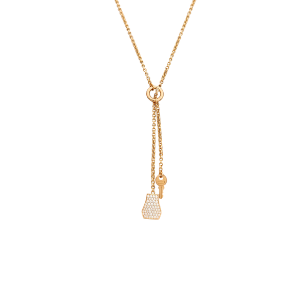 Kelly Clochette 18k Rose Gold Necklace