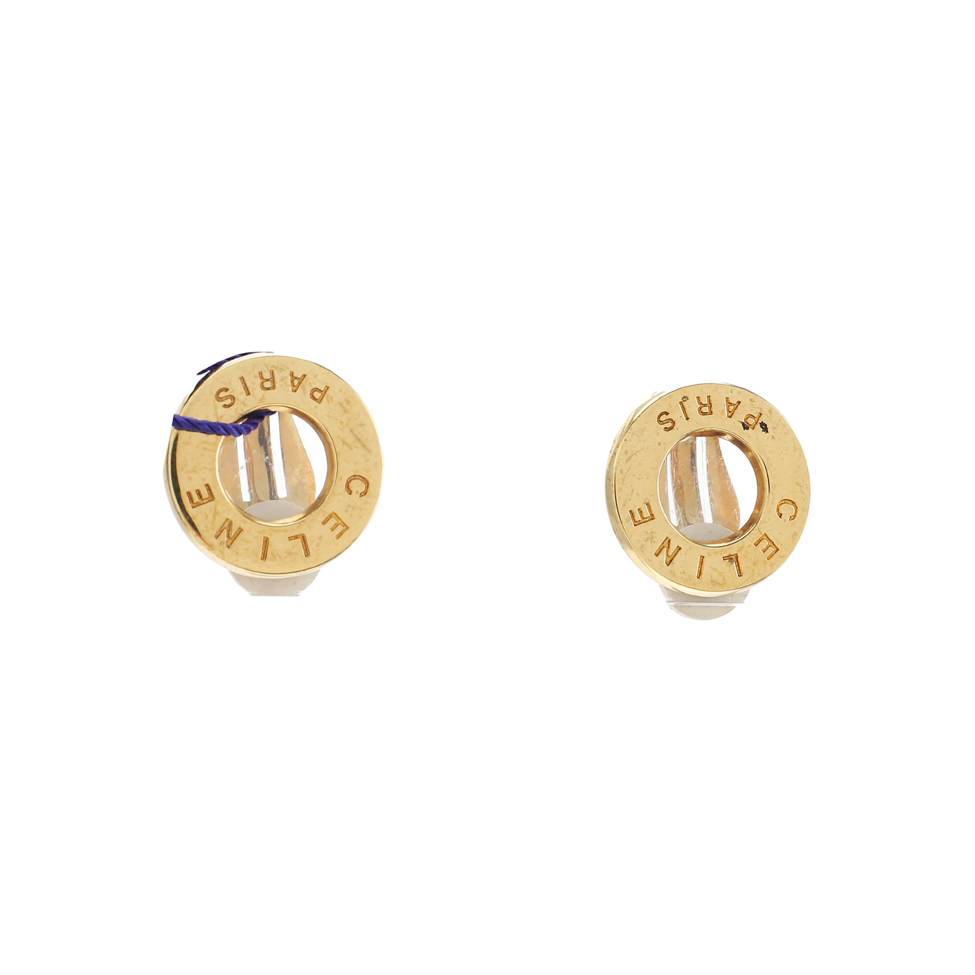 Metal Gold Clip On Earrings