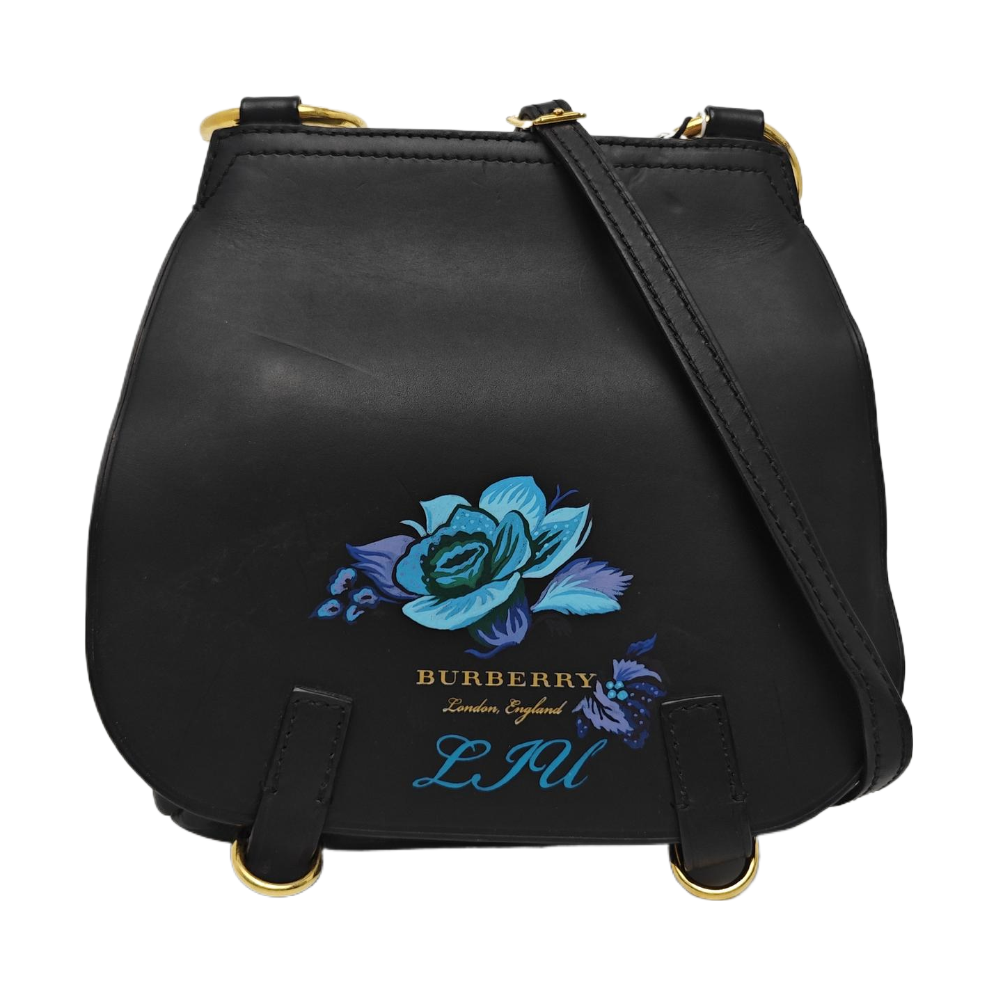 Calfskin Shoulder Bag Black