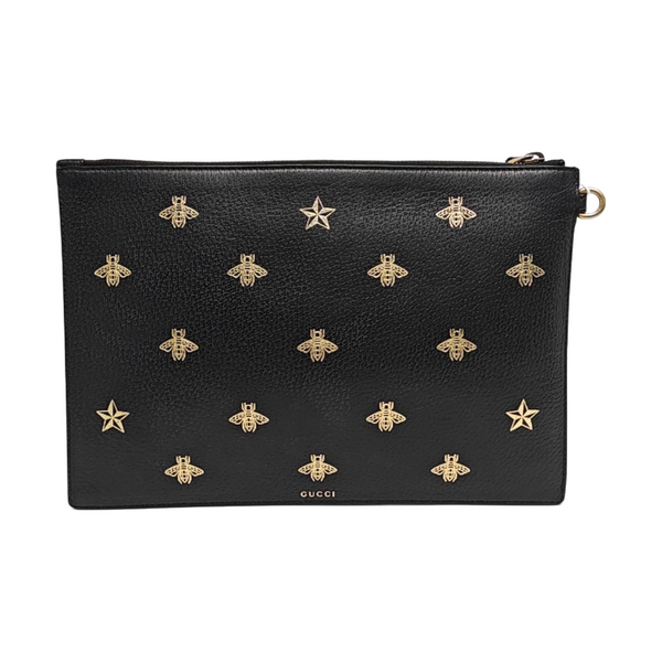 Calfskin Clutch Black