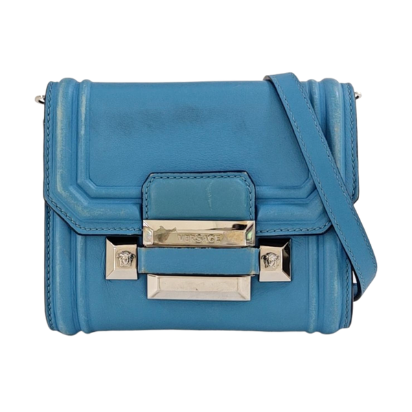 Calfskin Shoulder Bag Blue