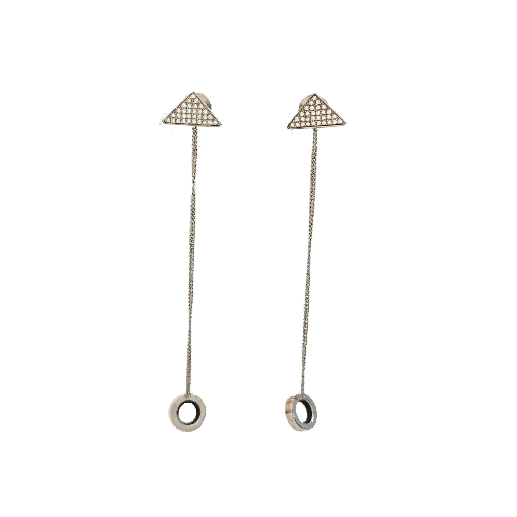 Metal Silver Earrings