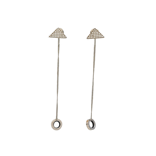 Metal Silver Earrings