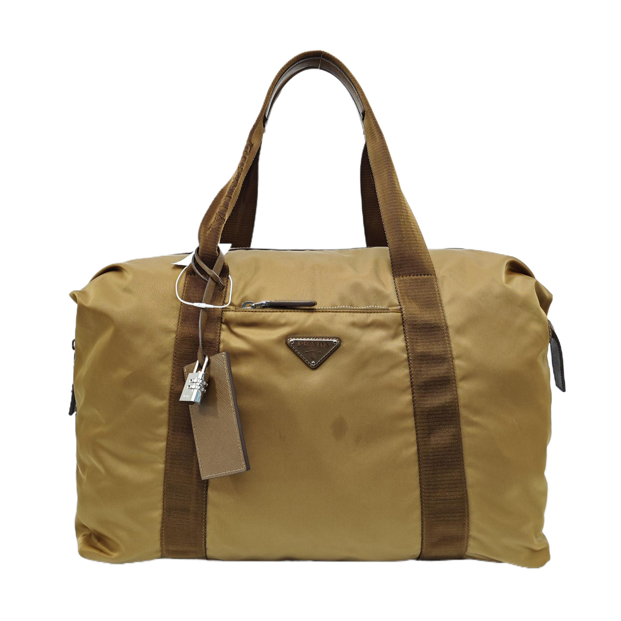 Nylon Tote Bag Beige