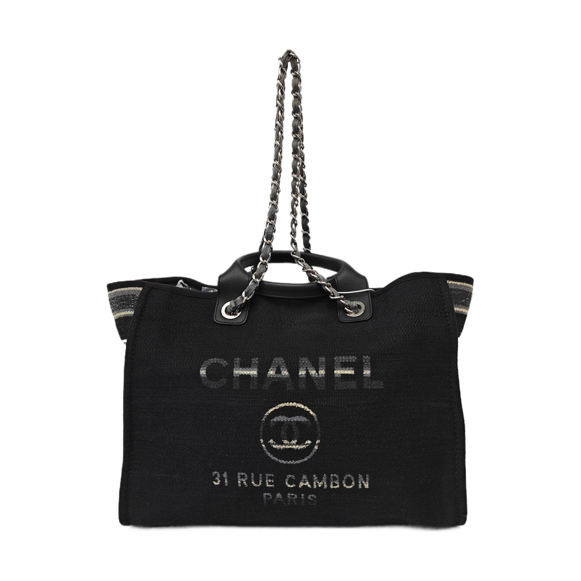 DEAUVILLE Medium Canvas Black